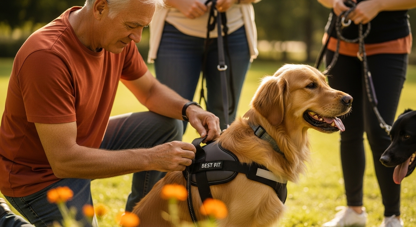 dog harness fit comfort