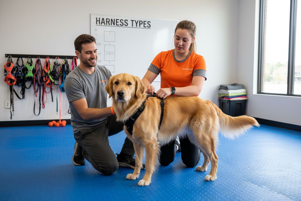 front back side no-pull harnesses