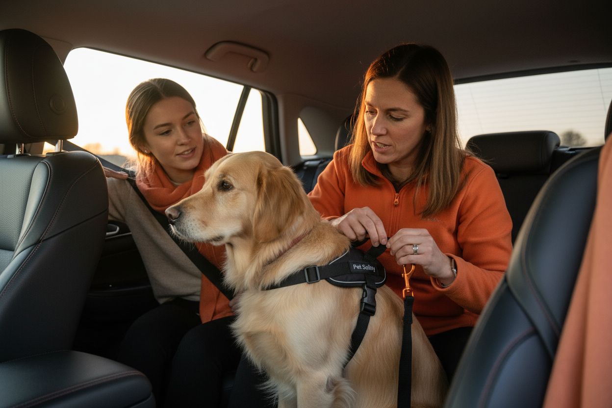 dog seat belt proper fit