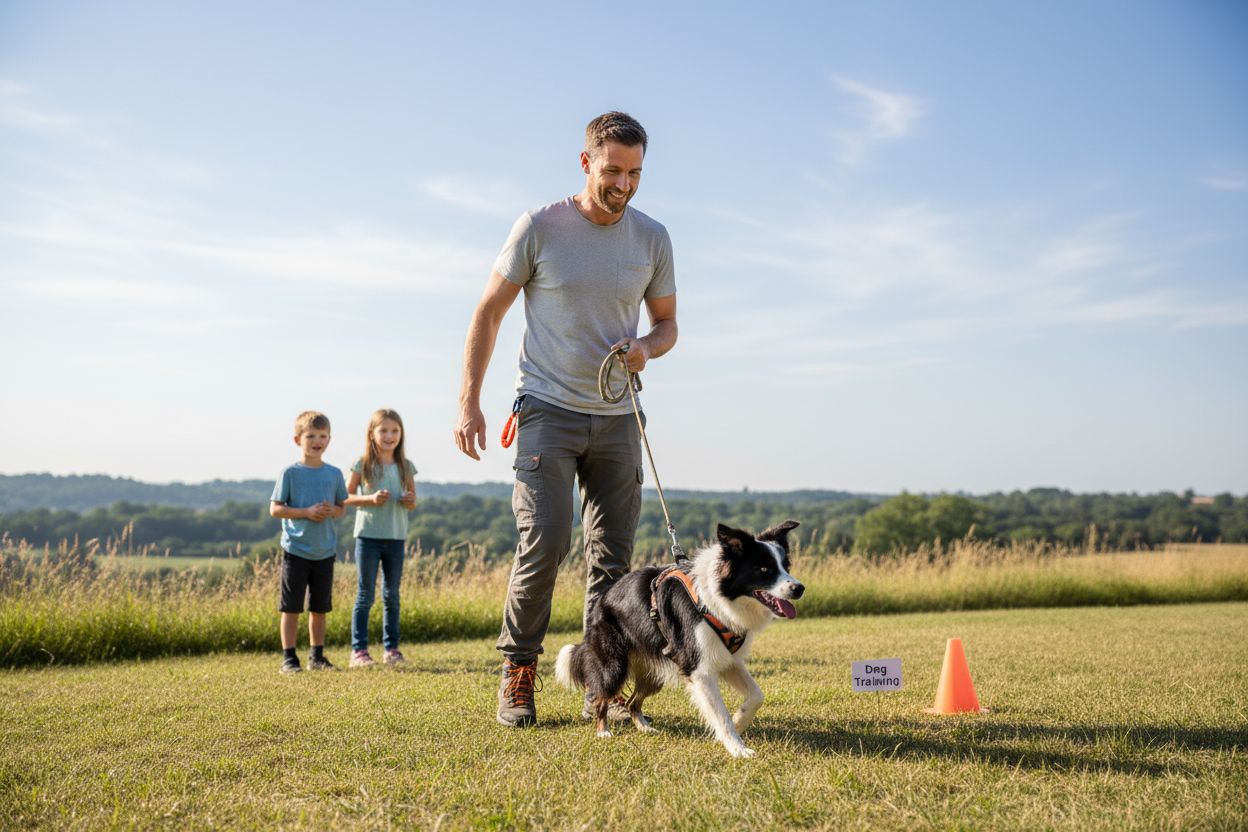 dog harness control training