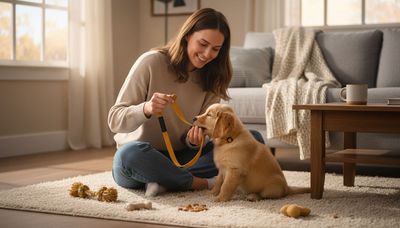 dog leash training indoor