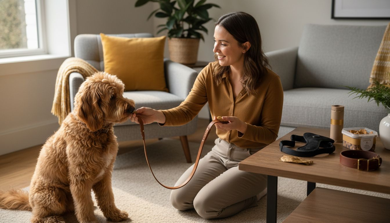 indoor leash training