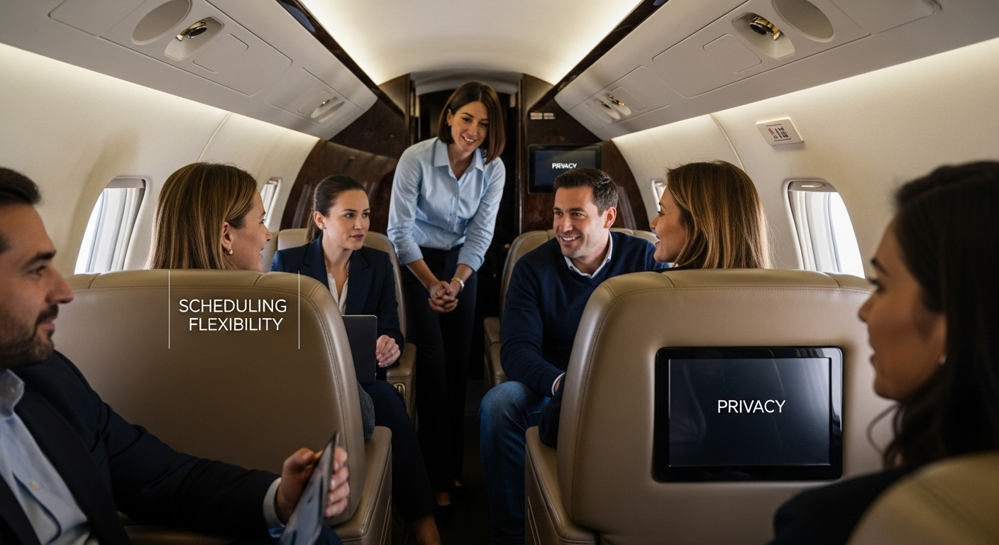 private jet flexibility luxury