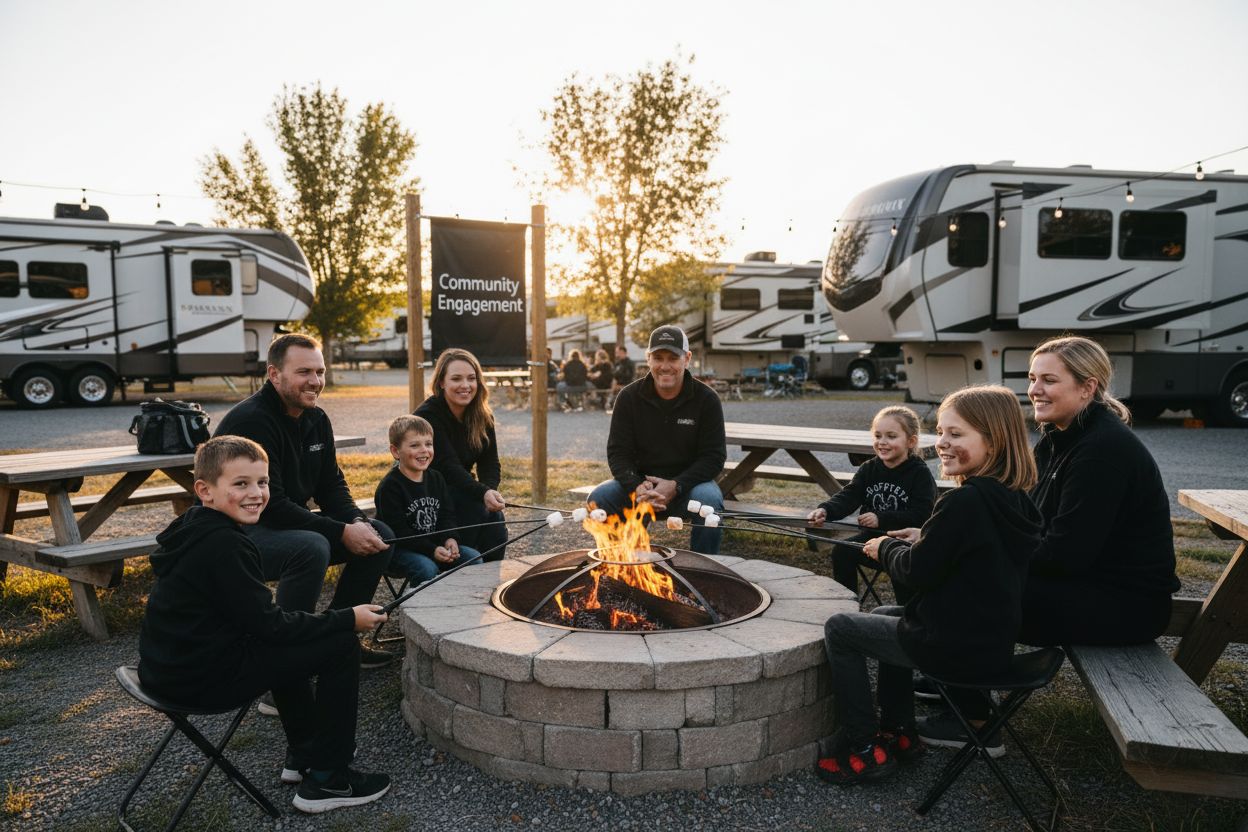 RV resort community family