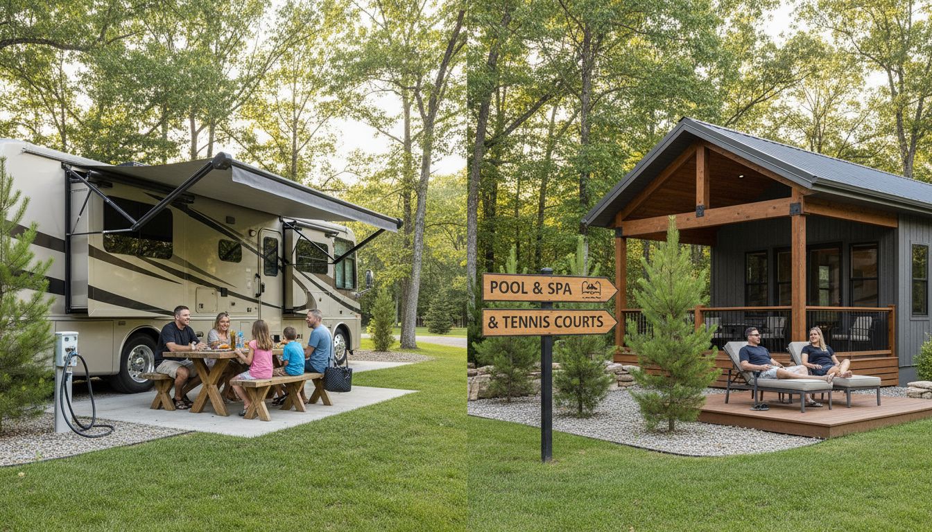 RV site selection amenities