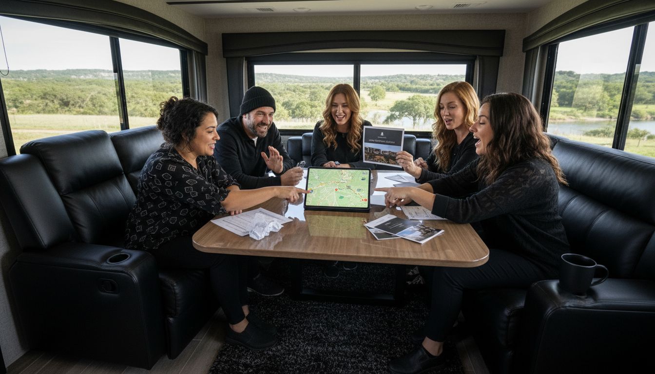 Luxury RV trip planning