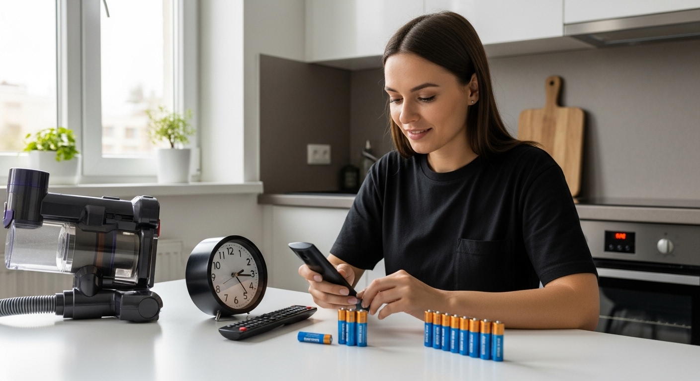 batterien alltag haushalt