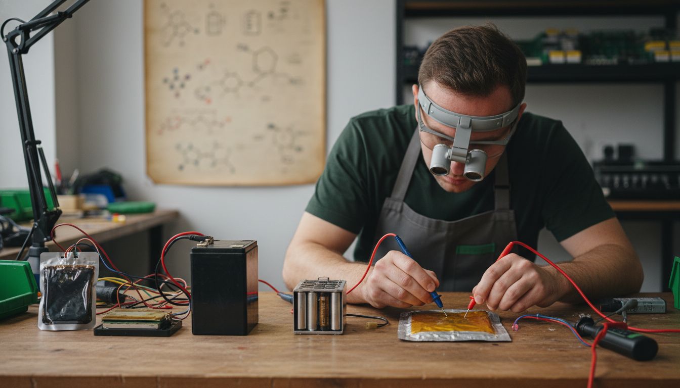 verschiedene Akkutypen Reparatur