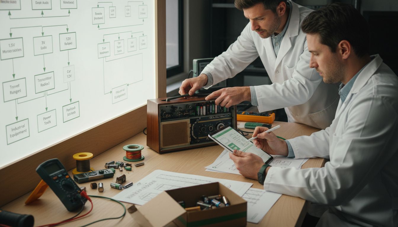 Batteriespannung Labor Test