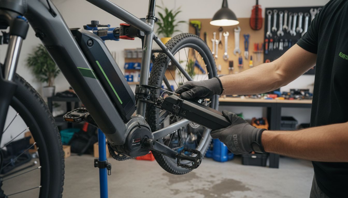 E-Bike Akku Ausbau