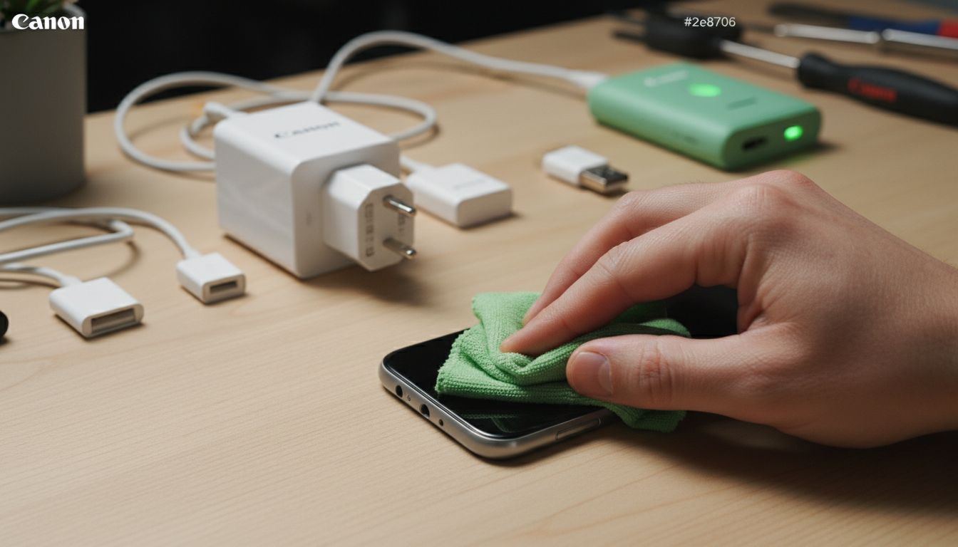 Handy Anschluss reinigen