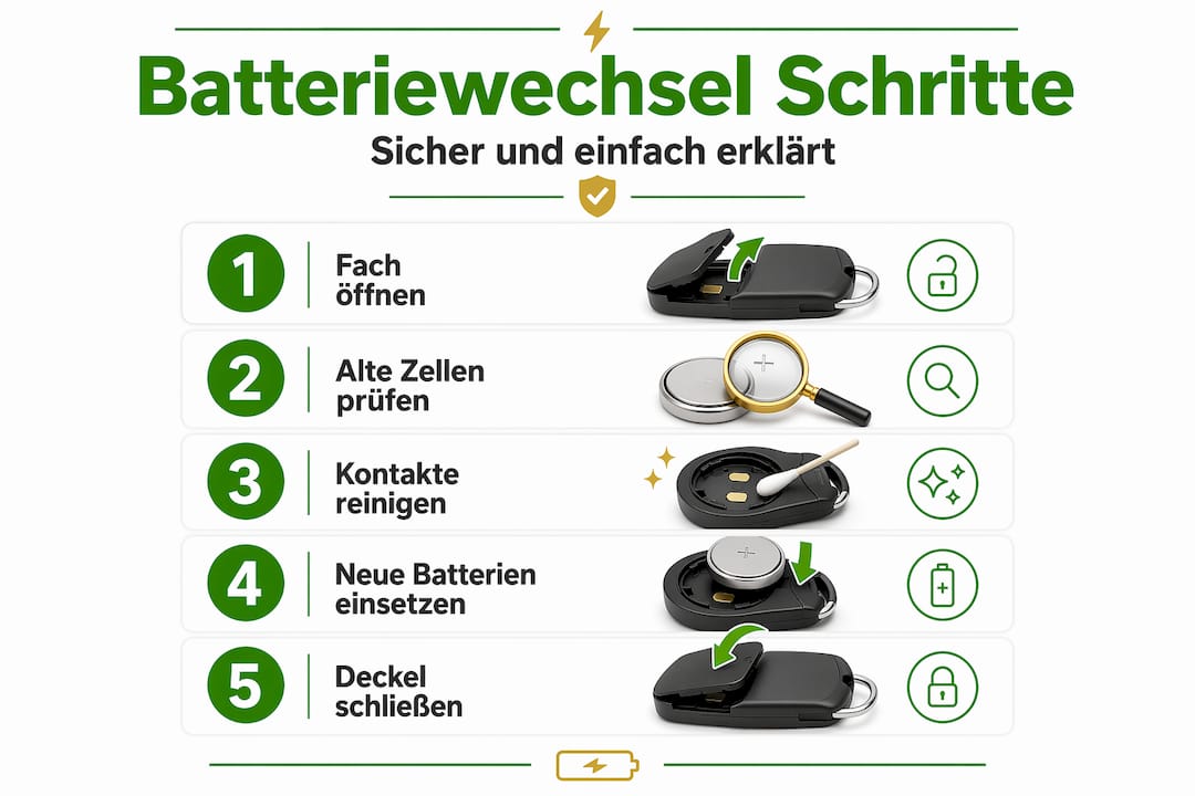Schritt-für-Schritt-Anleitung: So wechseln Sie Ihre Batterie in fünf einfachen Etappen