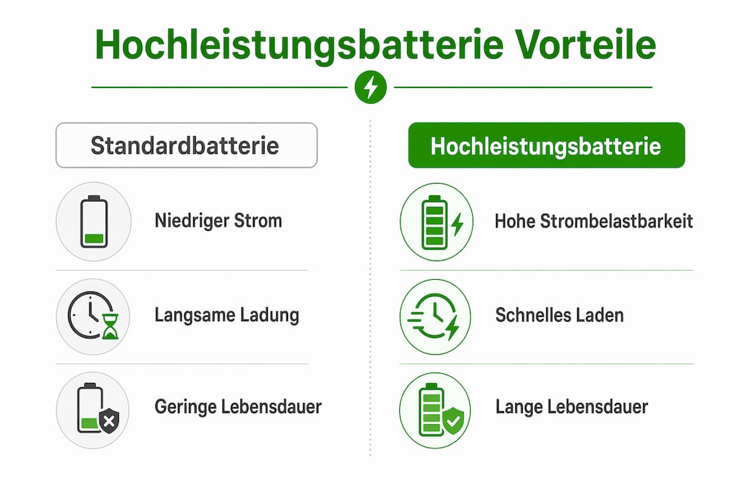 Übersicht: Die Vorteile moderner Hochleistungsbatterien im direkten Vergleich