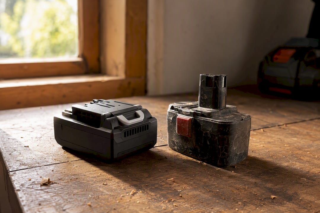 Comparison of lithium-ion and NiCd battery packs