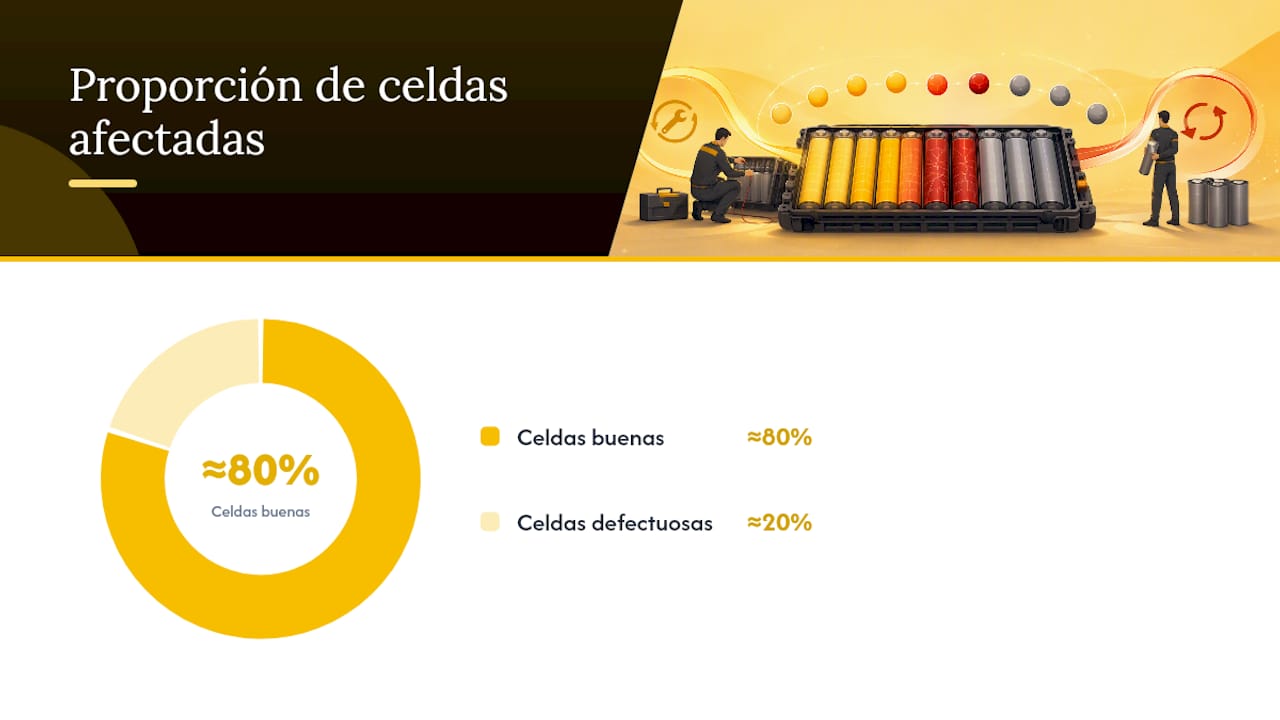 Comparativa entre reparar o reemplazar la batería