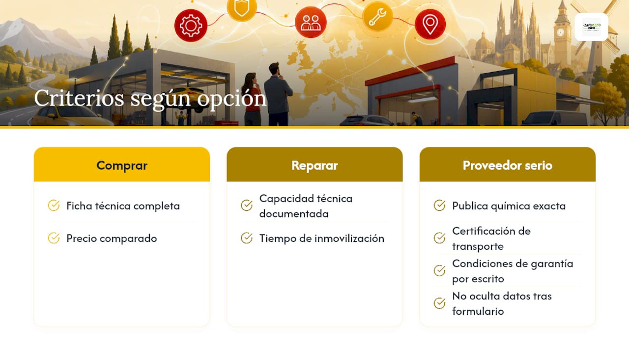 Lo que la mayoría de guías no te dicen sobre elegir proveedor — overview diagram