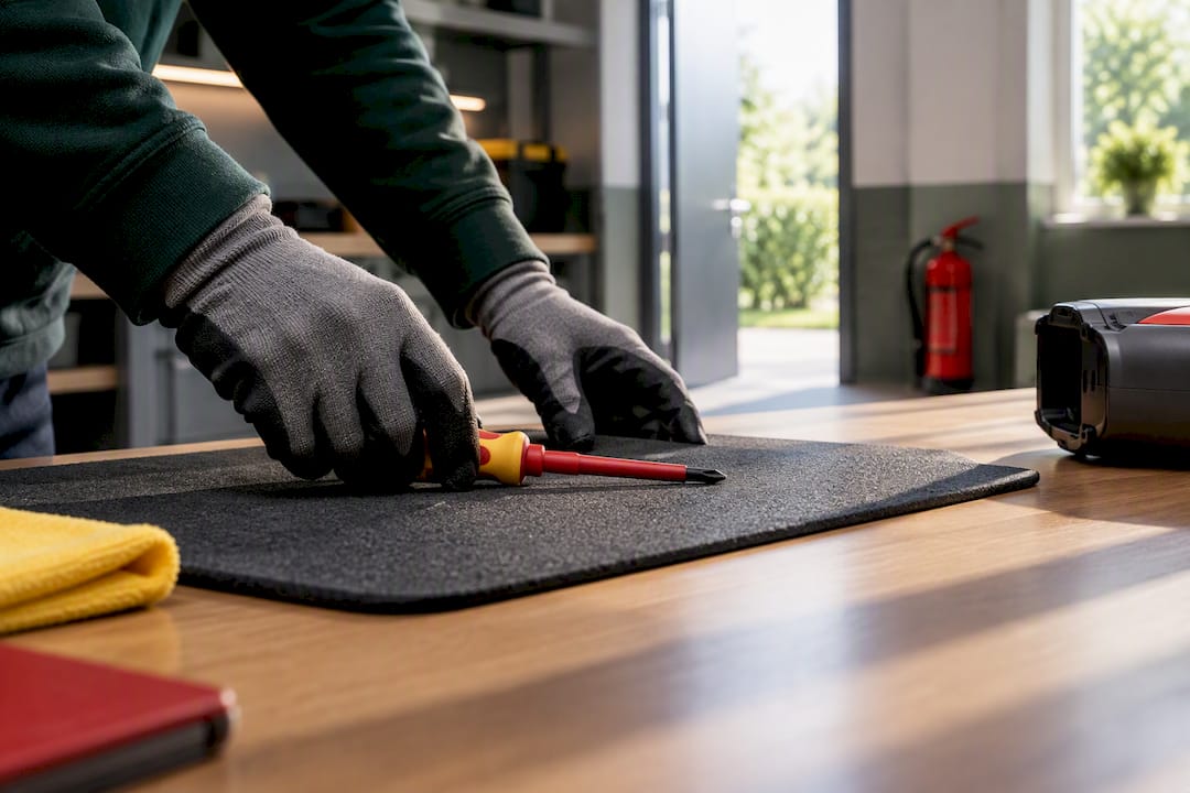 Preparativos seguros para reparar una batería
