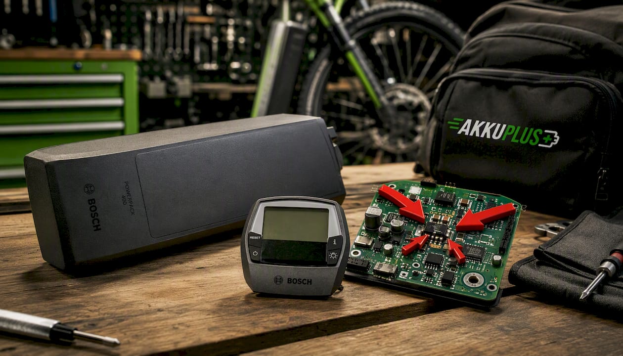 Bosch eBike Akku - Austausch der Schottky-Diode – Professionelle BMS-Reparatur