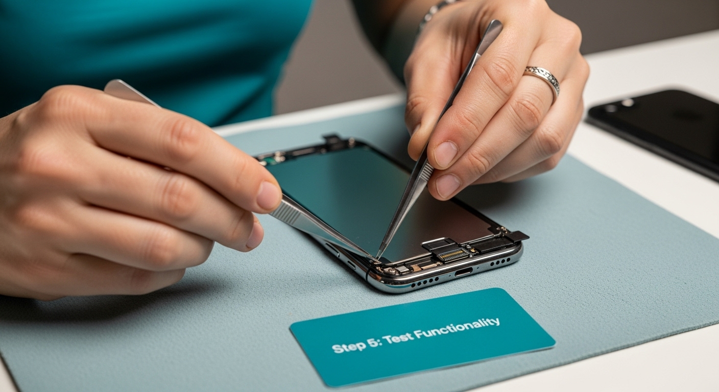 iPhone screen installation hands-on
