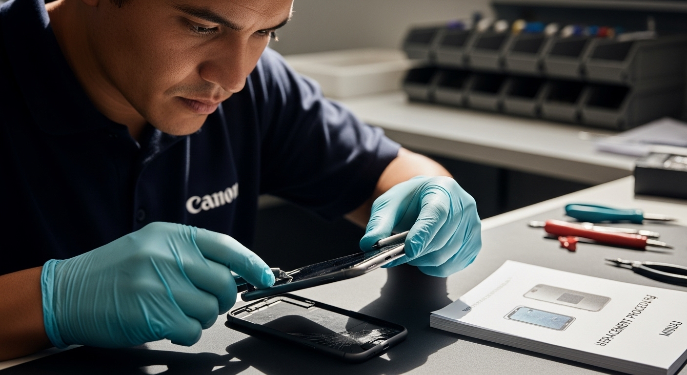 screen replacement technician