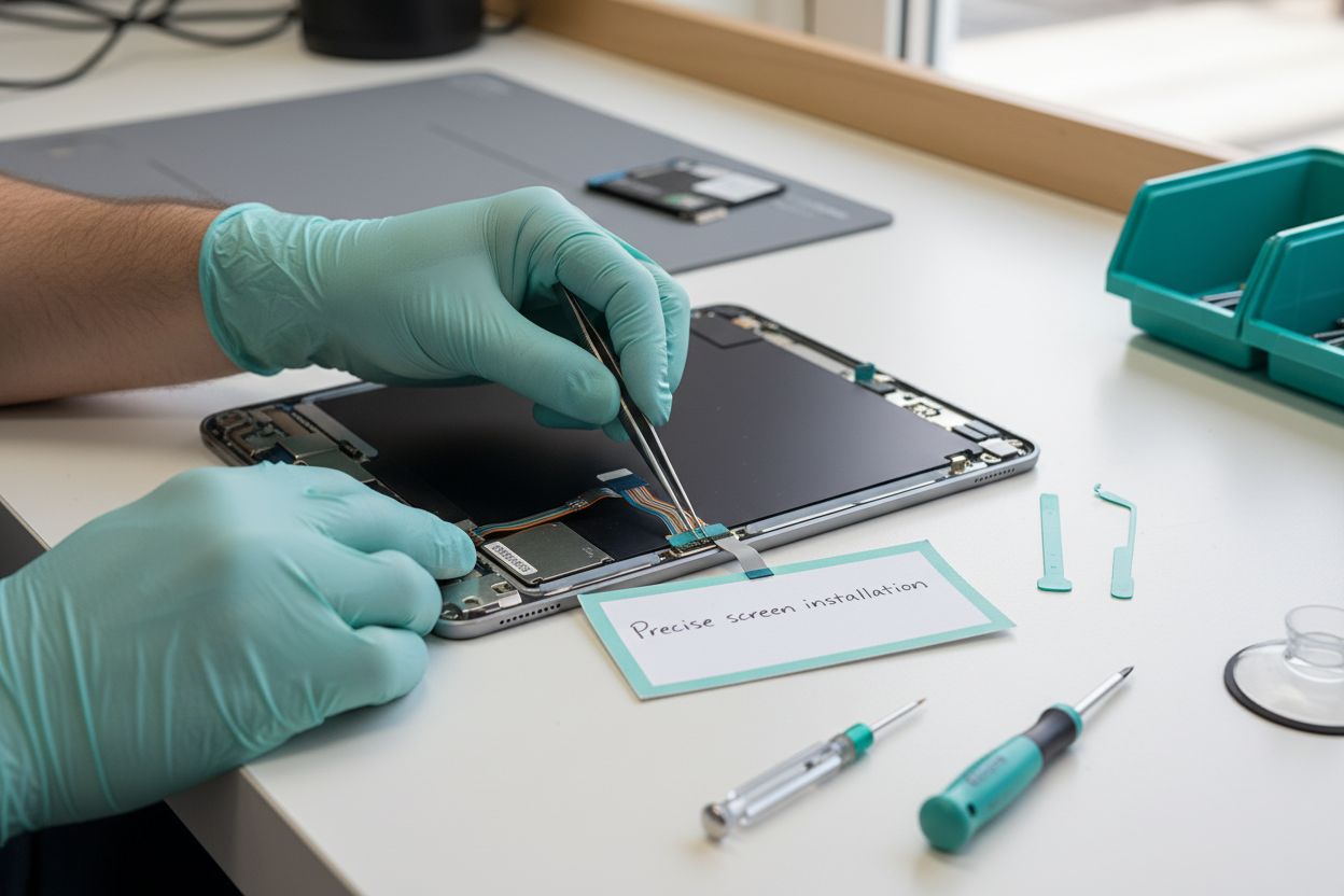 ipad screen installation