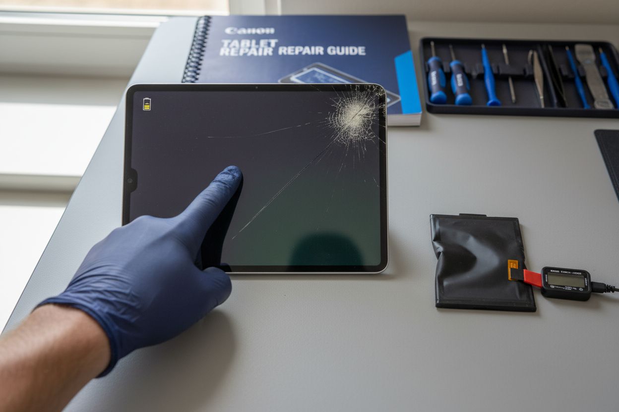 tablet screen damage