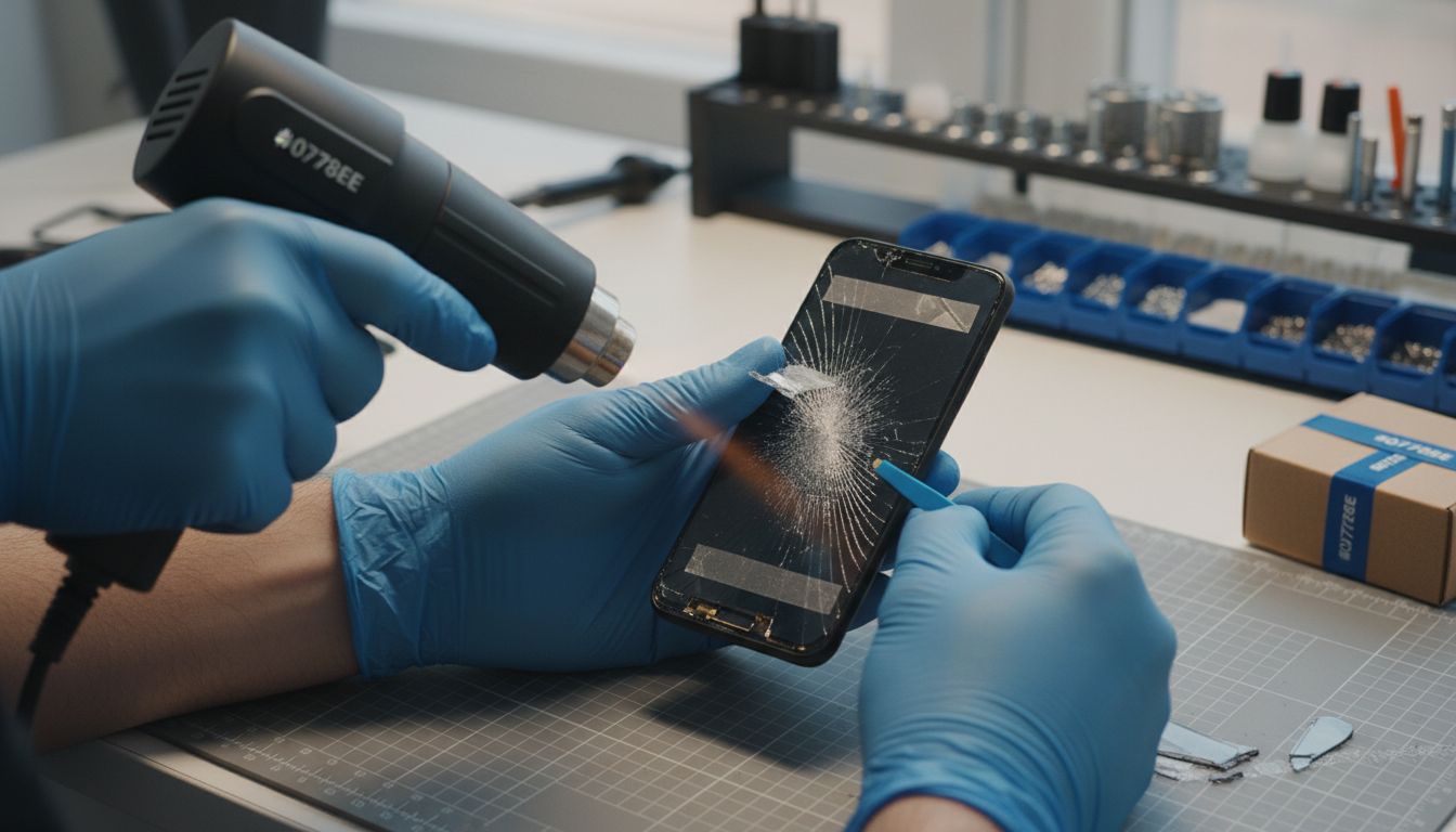 removing phone glass