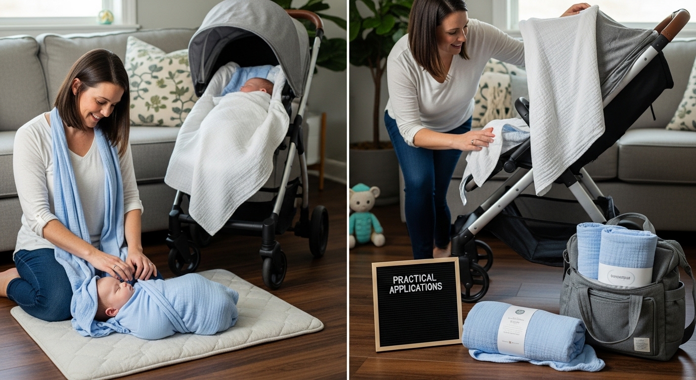 muslin blanket uses