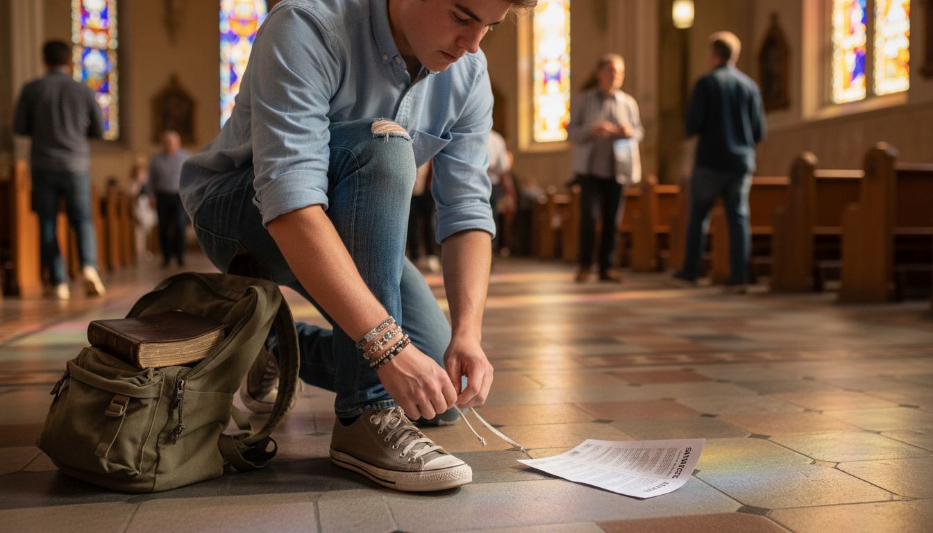 Teen exemplifying modest Christian fashion