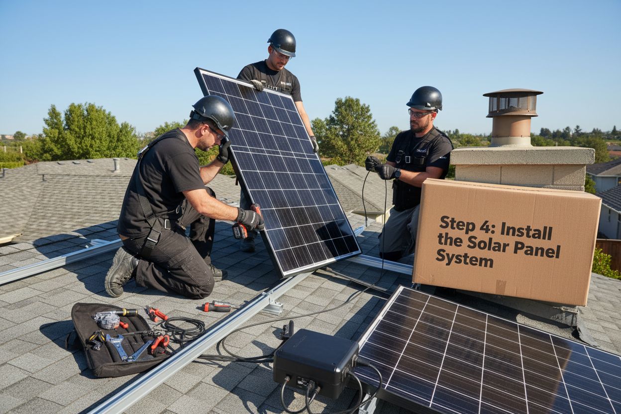 installing rooftop solar panels