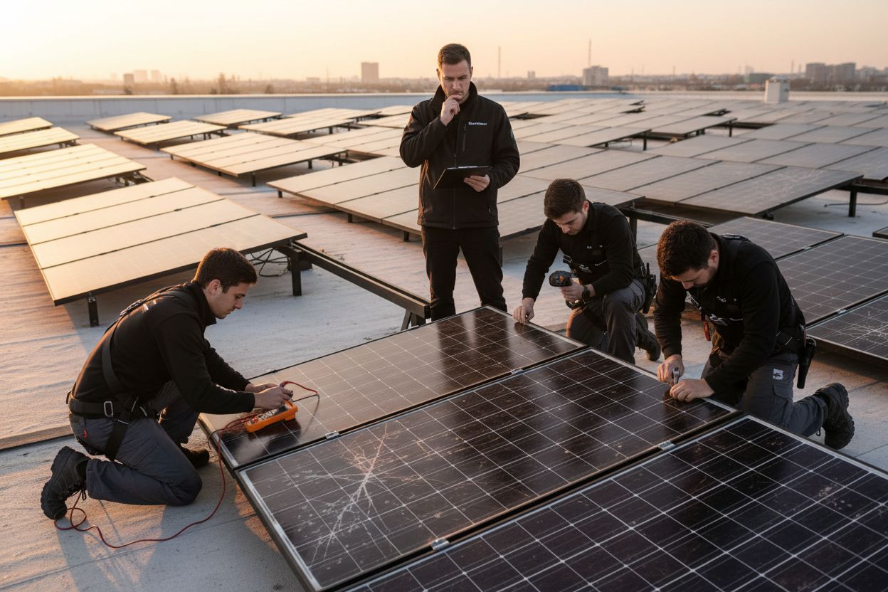 solar panel maintenance business