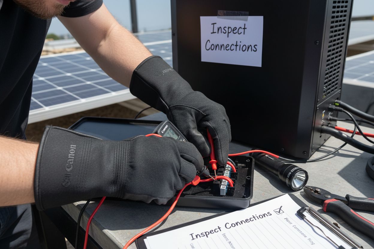 solar panel wiring troubleshooting