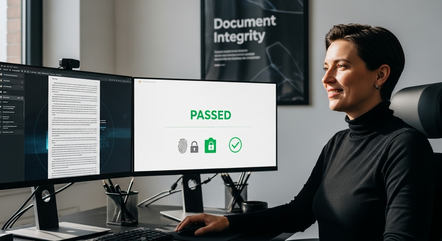 document integrity verification