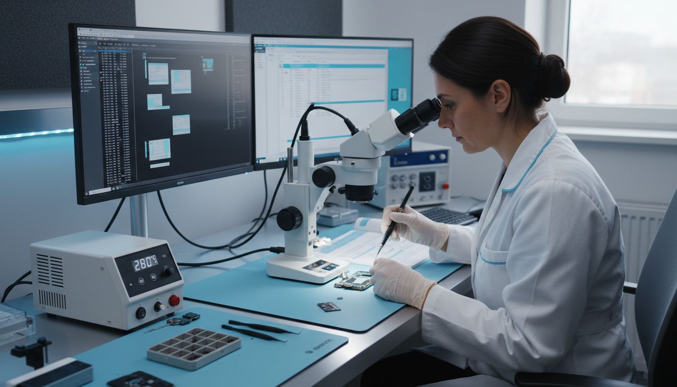 Complete Guide to Mobile Phone Forensic Examination 1 chip-off forensics lab