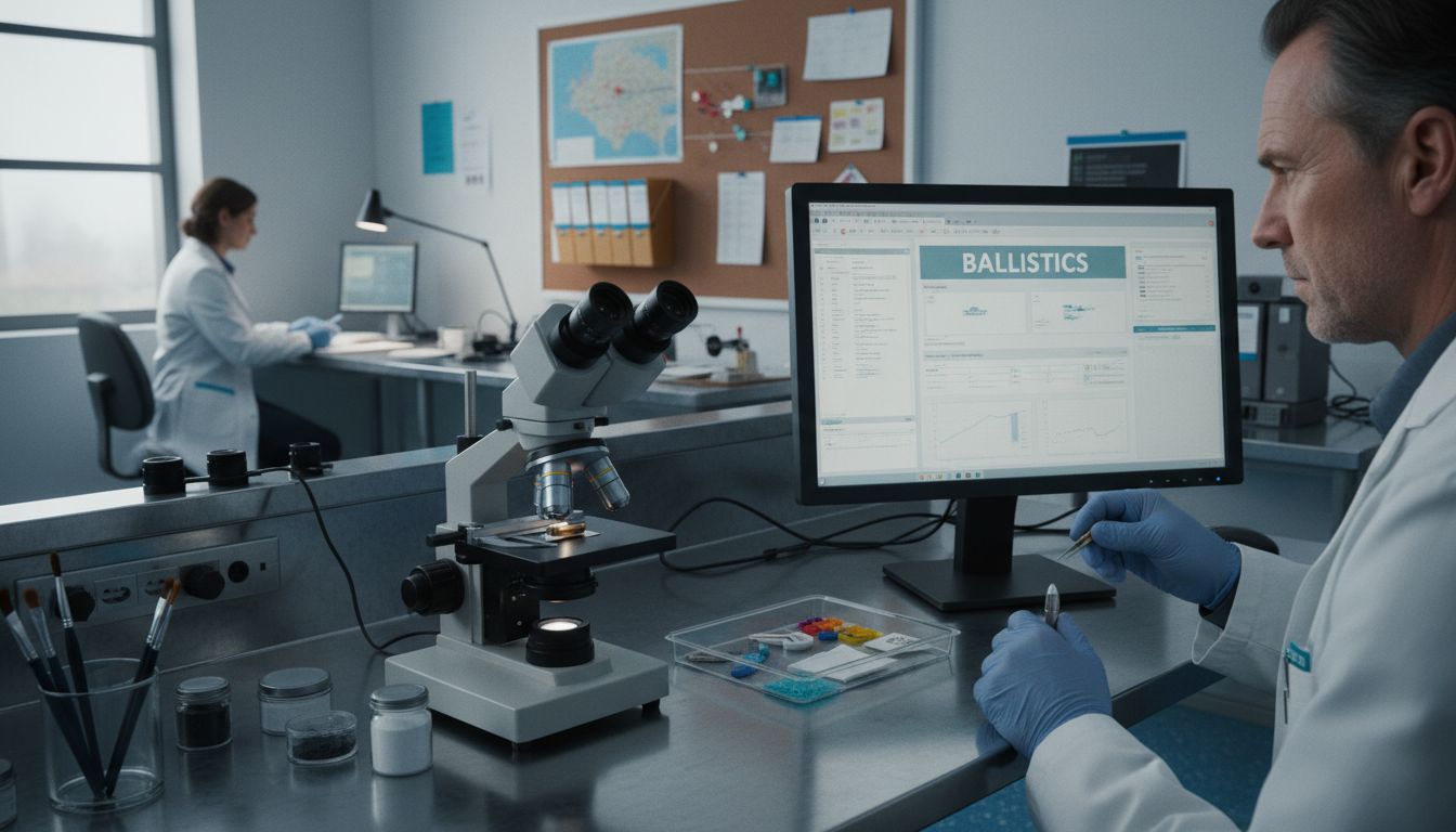 Forensic tools for ballistics and fingerprint analysis