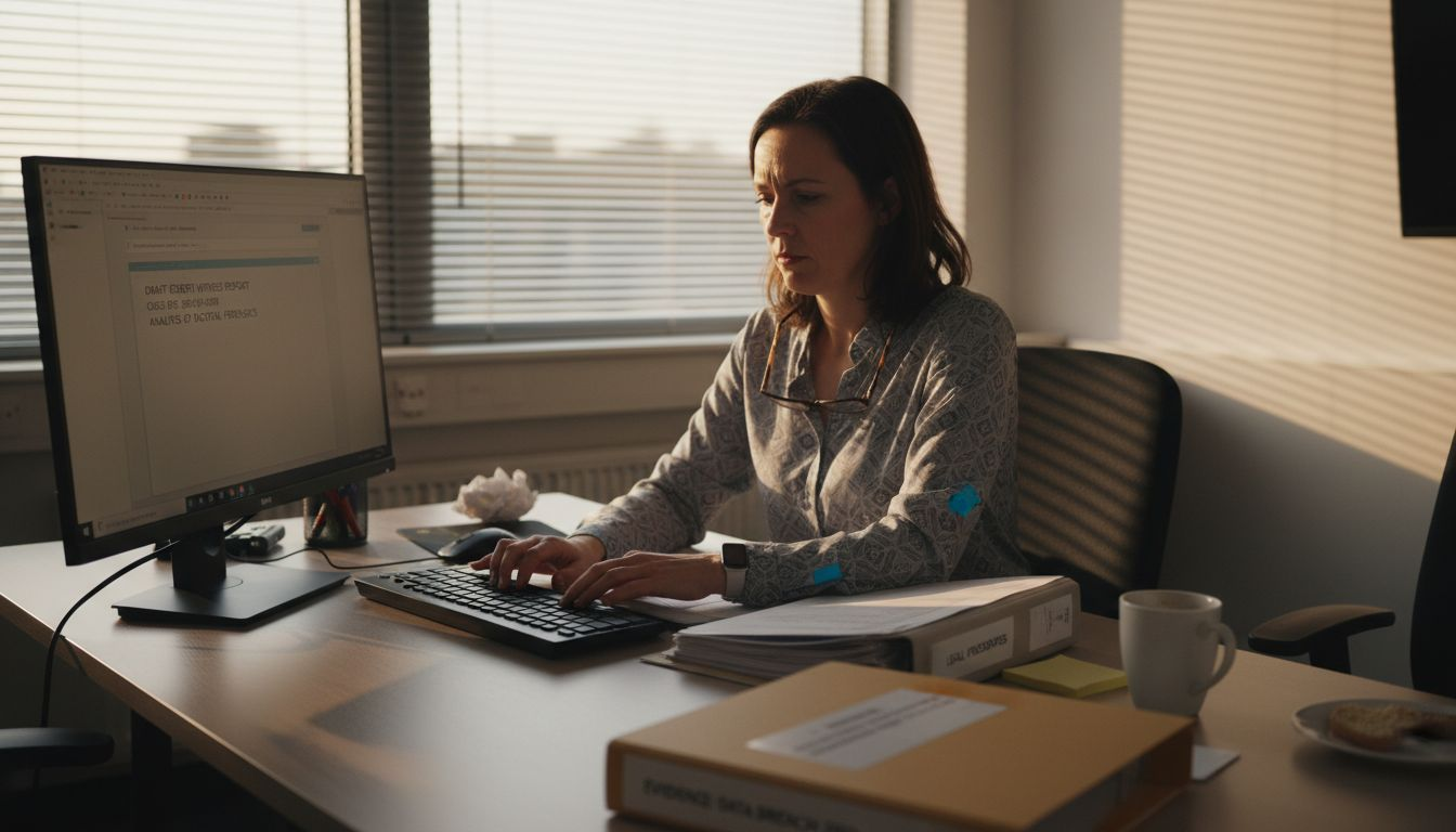 Creating Expert Witness Reports for Digital Evidence 1 Expert writing digital forensic witness report