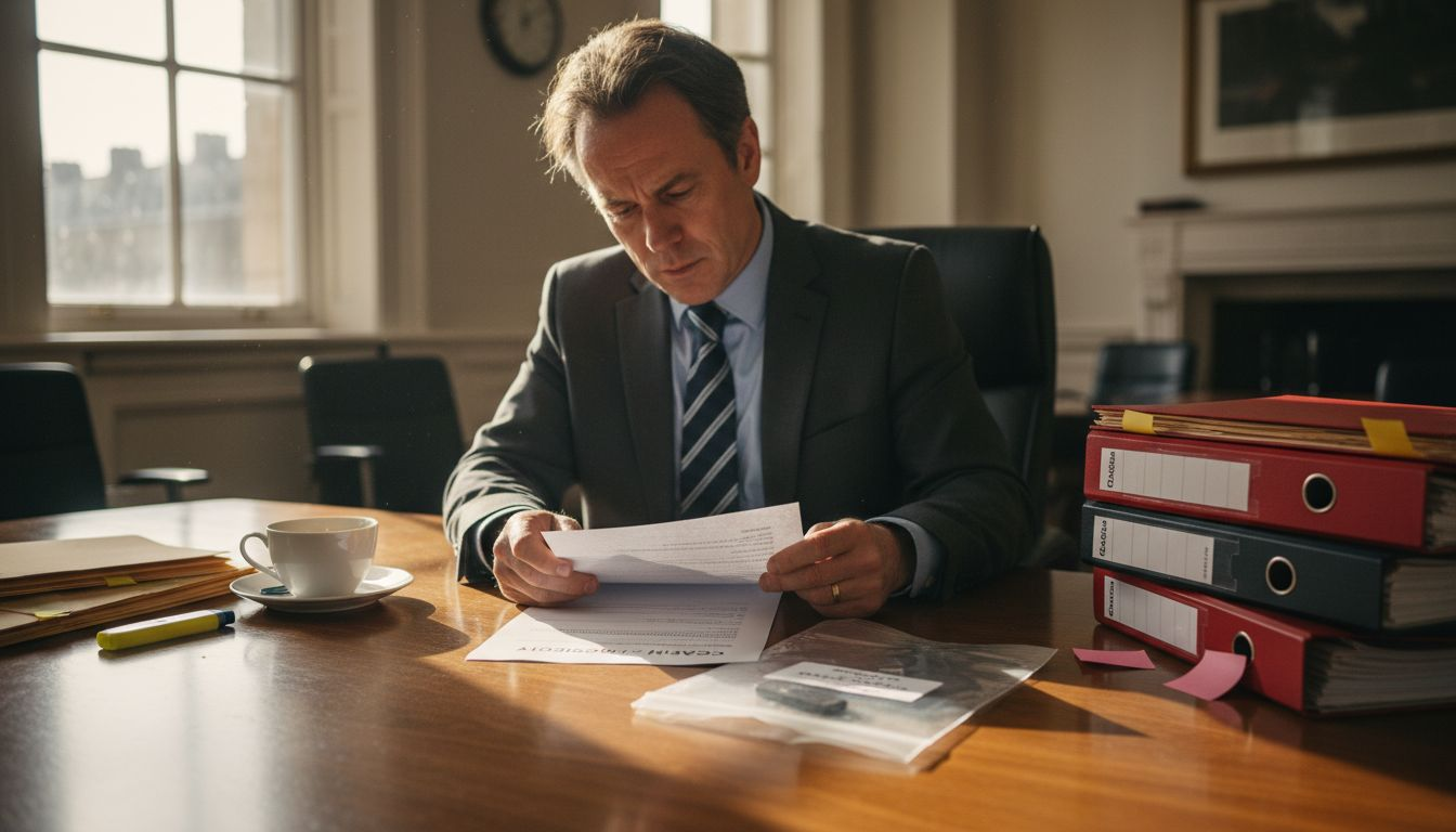 Why Outsource Digital Forensics for Legal Success 1 Solicitor reviewing digital evidence documents