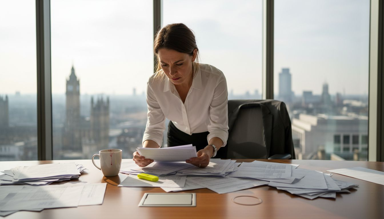 Data Recovery UK Legal Cases: 80% Evidence Preserved 1 Barrister reviewing recovered legal evidence