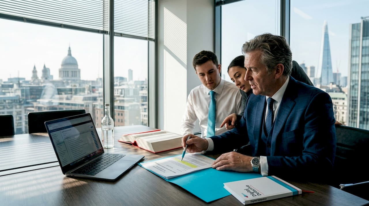 Recovering deleted data: expert guidance for legal cases 1 Legal team examines data recovery report together