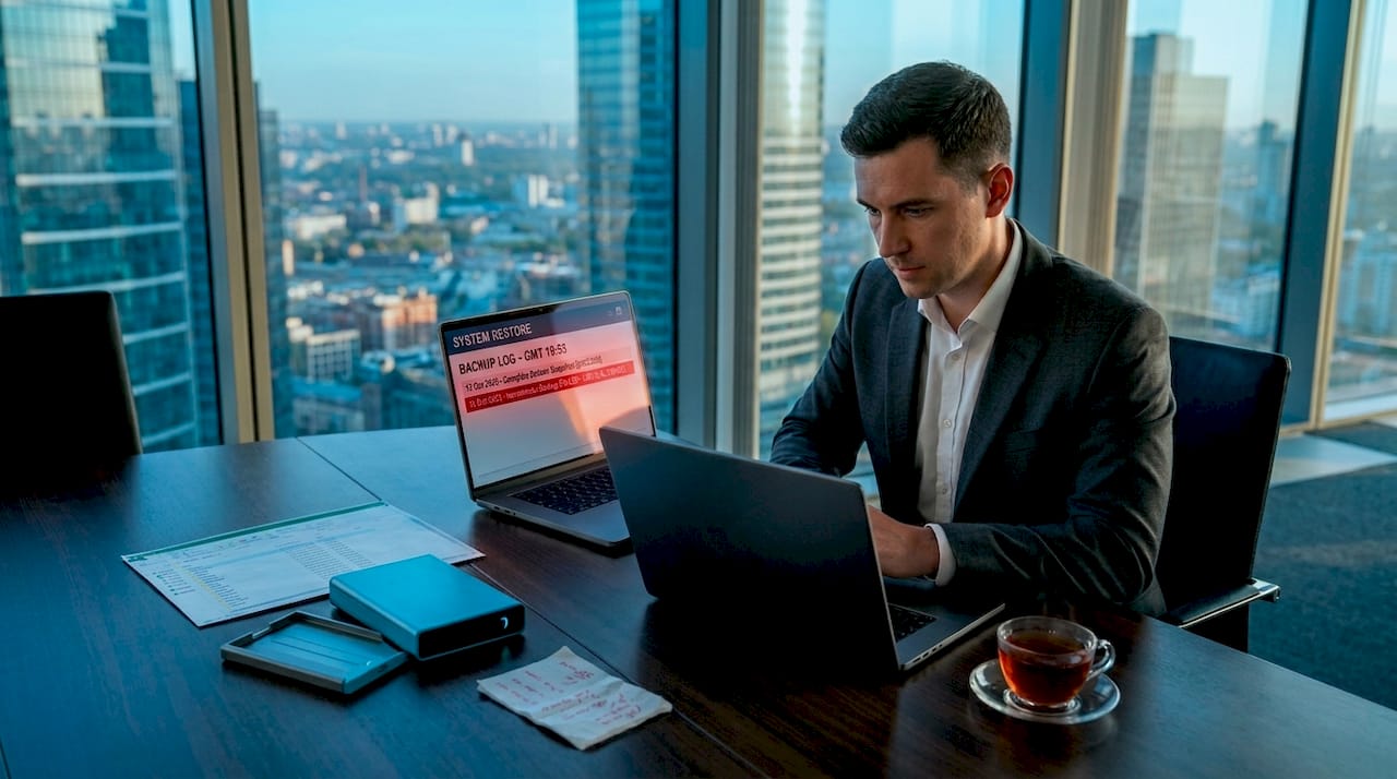 Why recover deleted data: a guide for UK legal professionals 1 Corporate IT manager comparing data backups