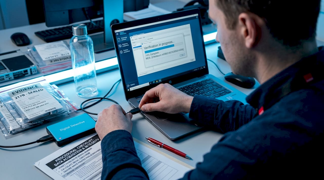 What is evidence preservation? A guide for legal professionals 1 Technician preserves digital evidence in forensic lab