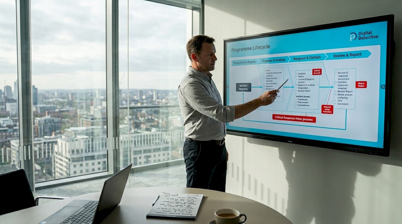 Incident response process 2025: the definitive guide 1 Incident response manager explaining lifecycle phases