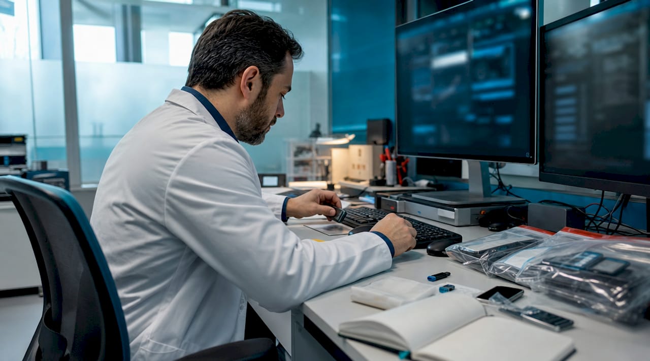 Digital witness reports explained for legal professionals 2 Forensic analyst acquiring digital evidence