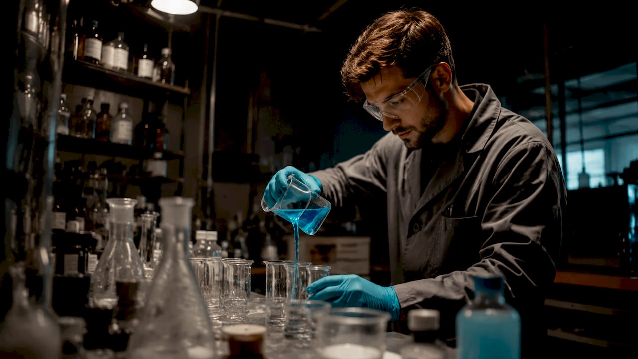 Steps to be a crime scene investigator in 2026 1 Lab technician preparing forensic samples in lab