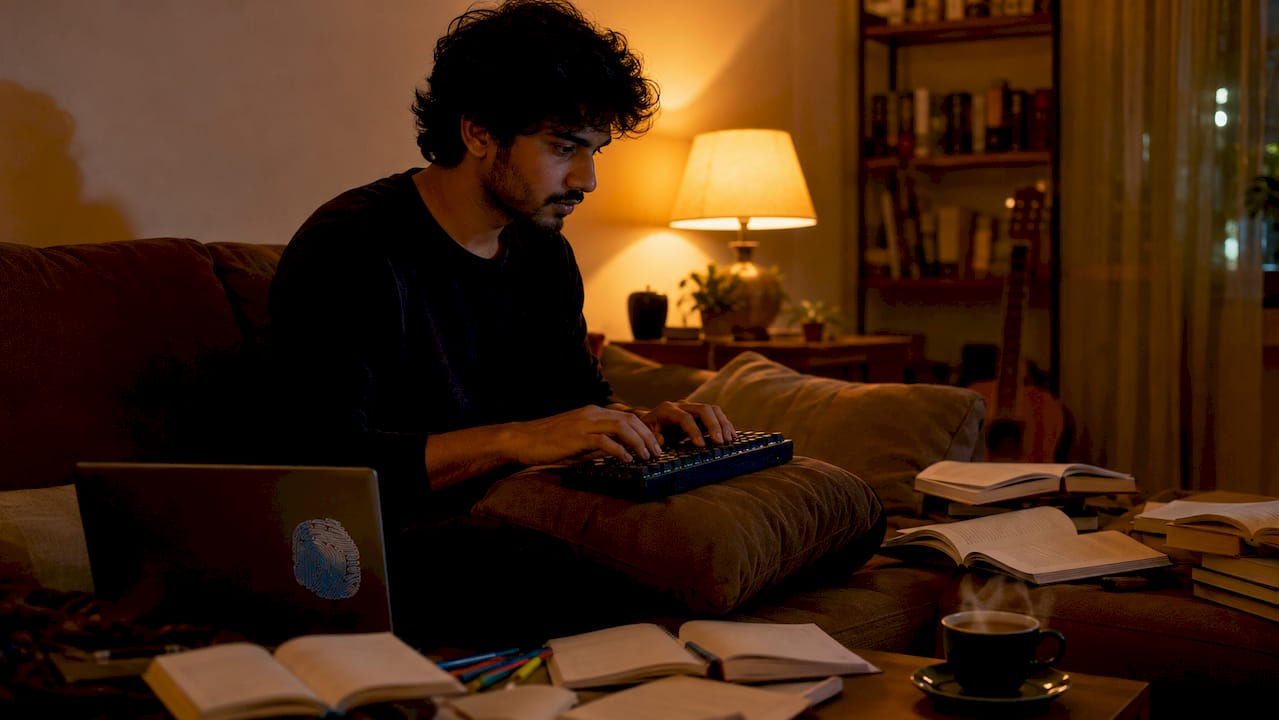 Real-life examples of hacking in cyber crime 1 Hands typing on keyboard hacking attempt scene