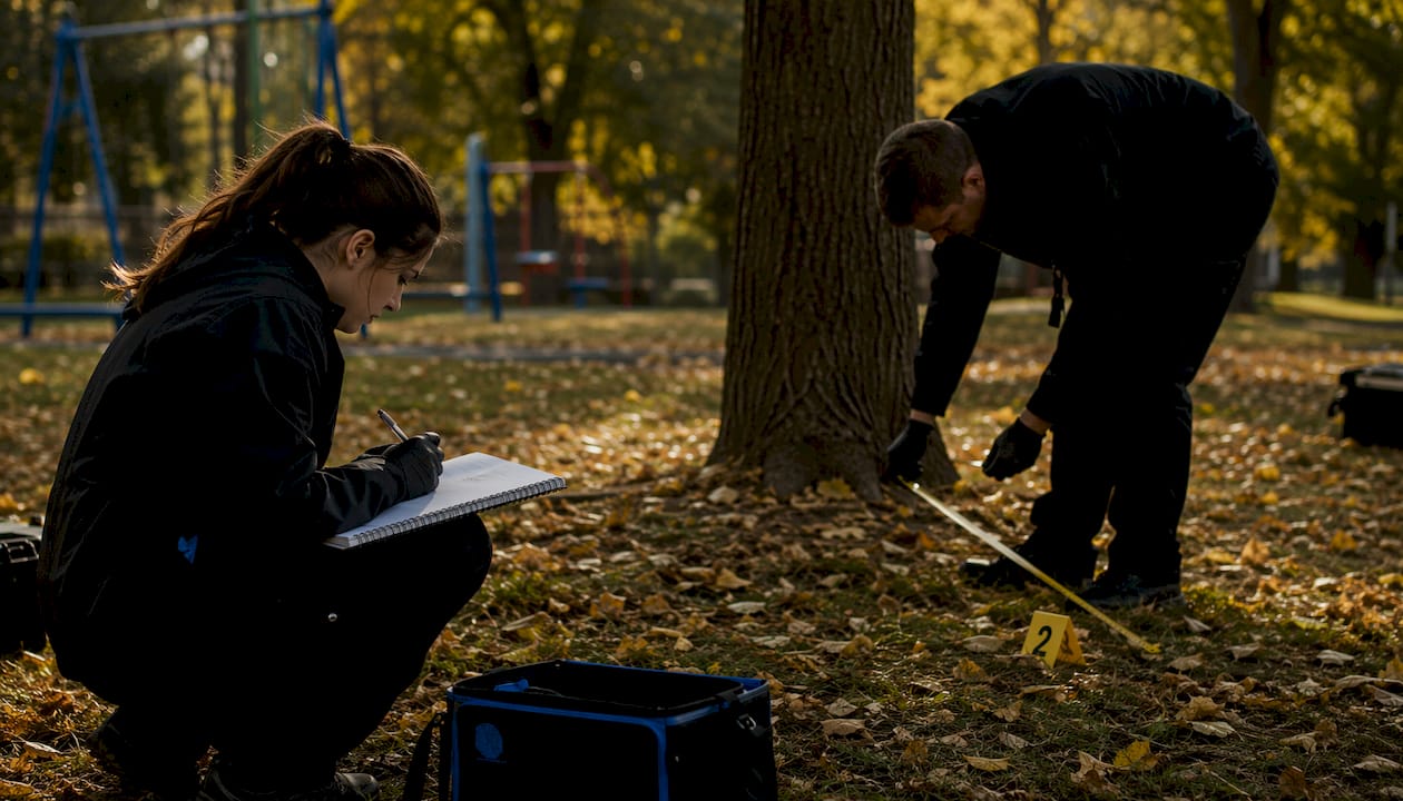7 steps of crime scene investigation: the complete guide 1 Forensic team documenting crime scene outdoors