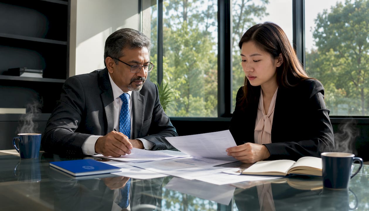 Cyber risks examples: what you need to know in 2026 2 Colleagues reviewing insider threat reports