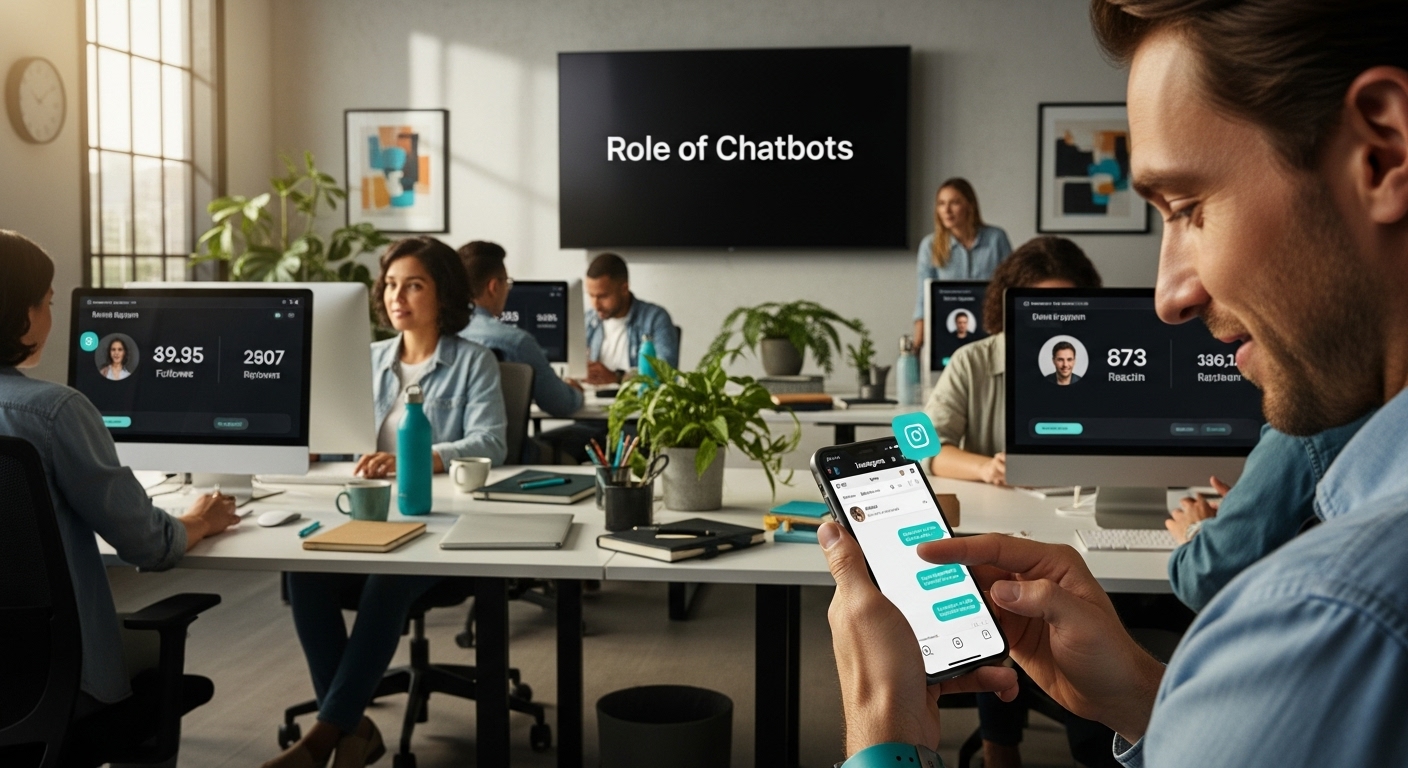 Instagram chatbot communication