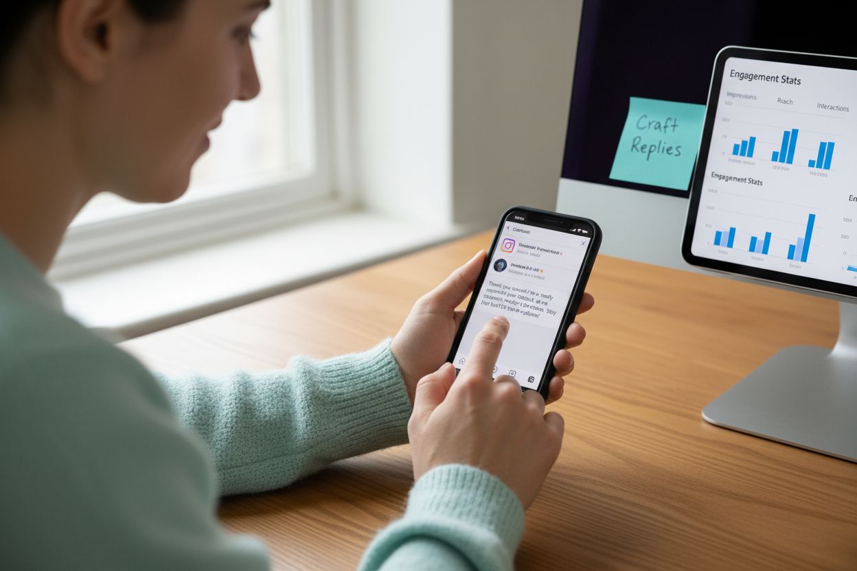 Instagram reply process