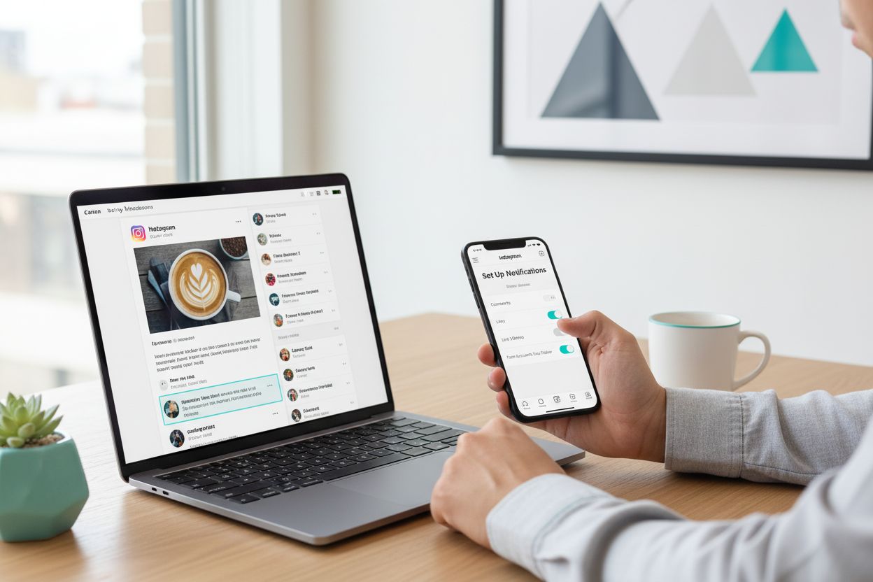 Instagram notifications setup